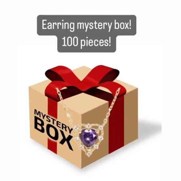 Jewelry - 100 pc NEW RESELLER mystery box 100 pairs of jewelry brand new!